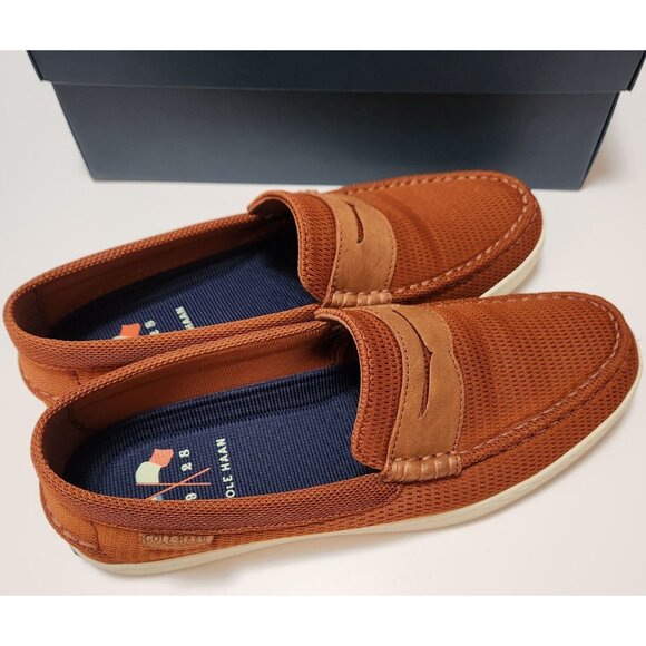 Cole Haan Nantucket Knit Loafer 8.5M British Tan With Box C28562 - Picture 1 of 16